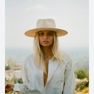 Lack of Color Ivory Rancher Hat Small 55cm 100% Australian Wool